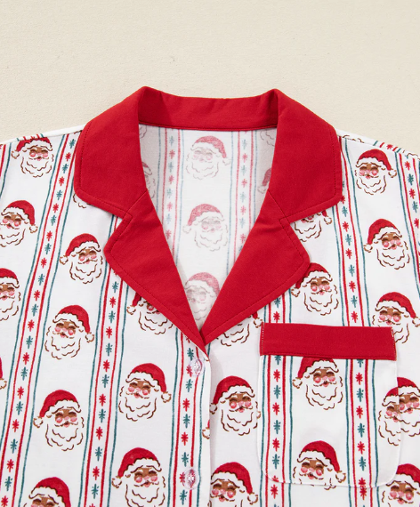 Private Label Christmas Ruffle Pajama Sets Supplier