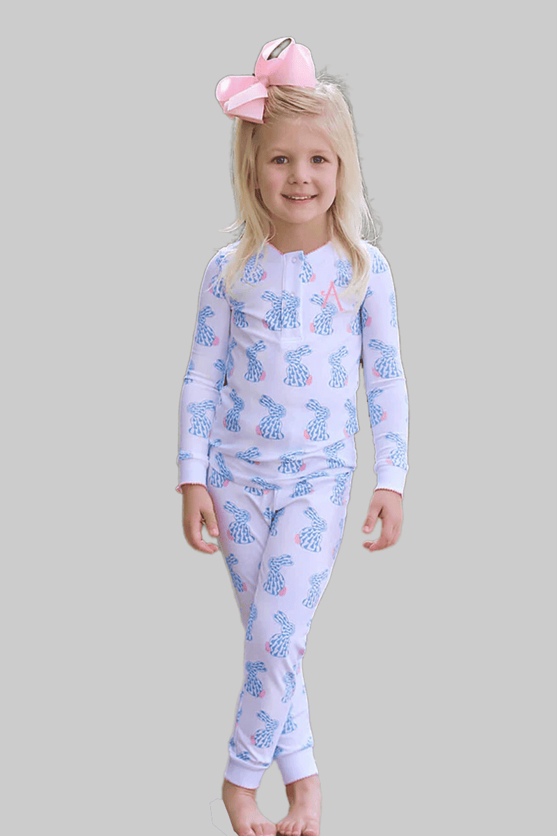 Private Label Easter Kids Cotton PJ Sets