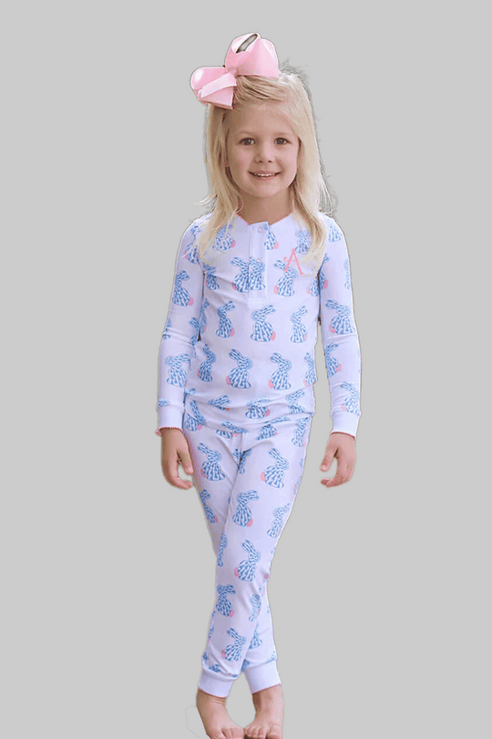 Private Label Easter Kids Cotton PJ Sets