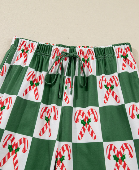 Private Label Piping Pajama Sets Supplier, Custom Checkerboard Pajama Sets