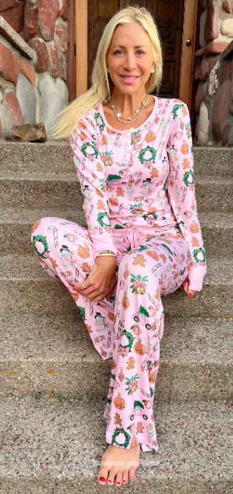 Private Label Christmas Henley Pajama Sets Supplier