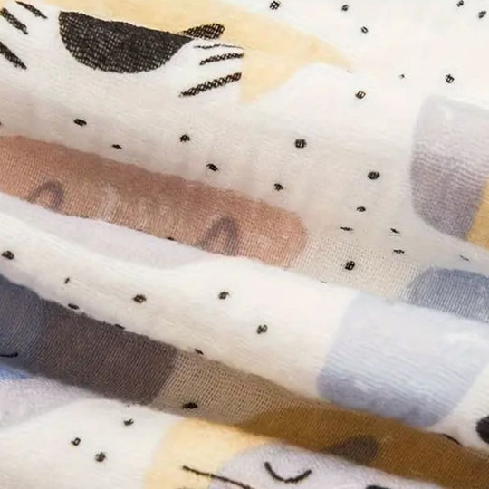Pure Cotton Breathable Sleeping Bag With Split Legs And Panda Print