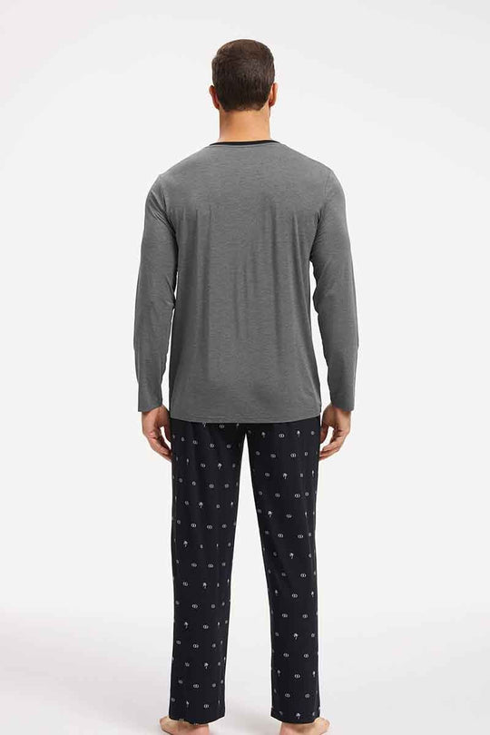 Relaxed Bamboo Pj Sets For Men In Bulk,Custom Lyocell Loungwear Supplier