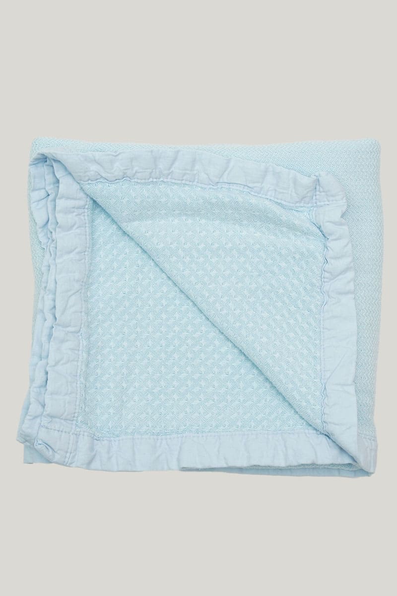 Skin-Friendly And Children Breathable Bamboo Viscose Waffle Throw Blankets-2416780017
