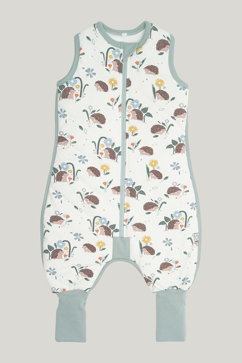 Customized Newborn Bamboo Fiber Double-Layer Warm Sleeping Bag, Sleeveless Zipper With Double Sliders Fold Feet Sleeping Bag Wholesale Manufacturer