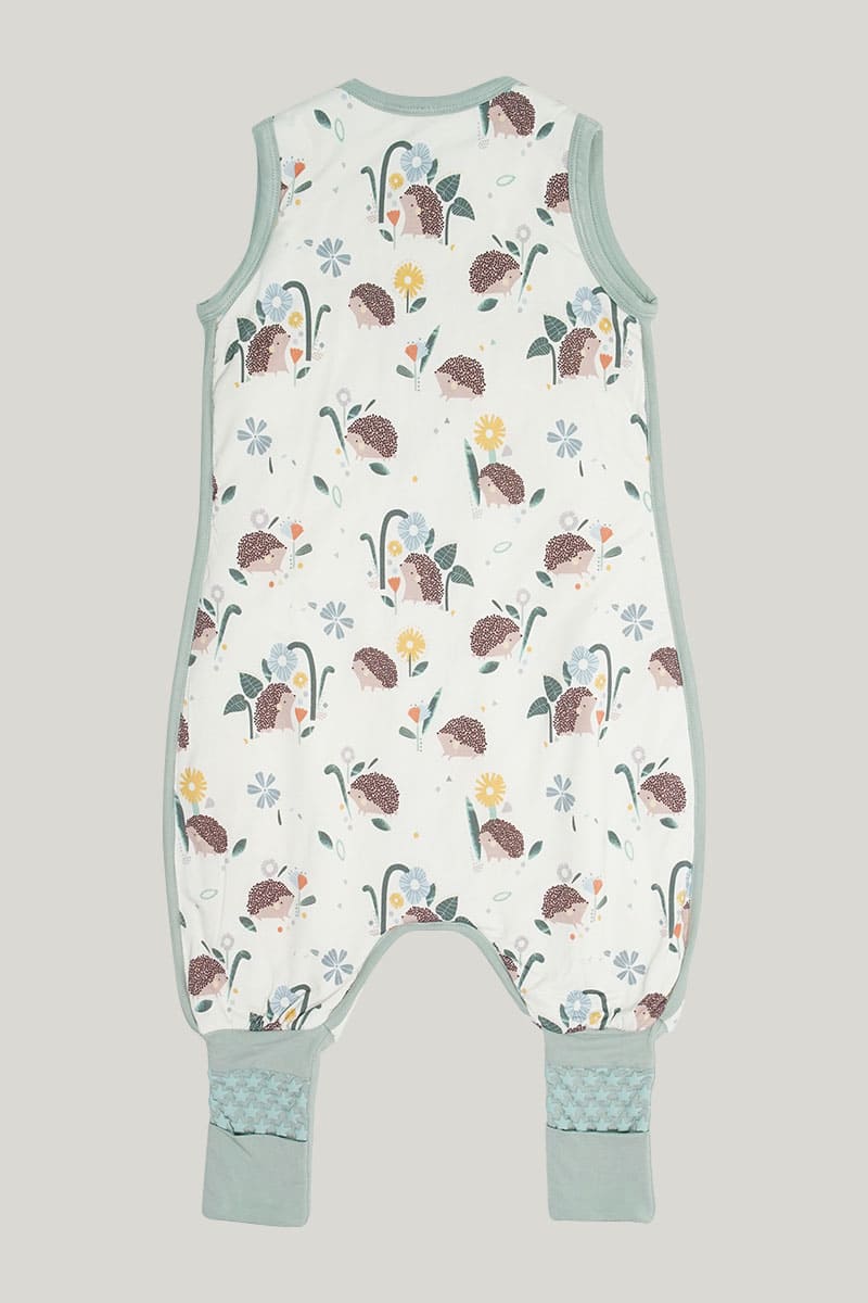 Customized Newborn Bamboo Fiber Double-Layer Warm Sleeping Bag, Sleeveless Zipper With Double Sliders Fold Feet Sleeping Bag Wholesale Manufacturer-2311820282