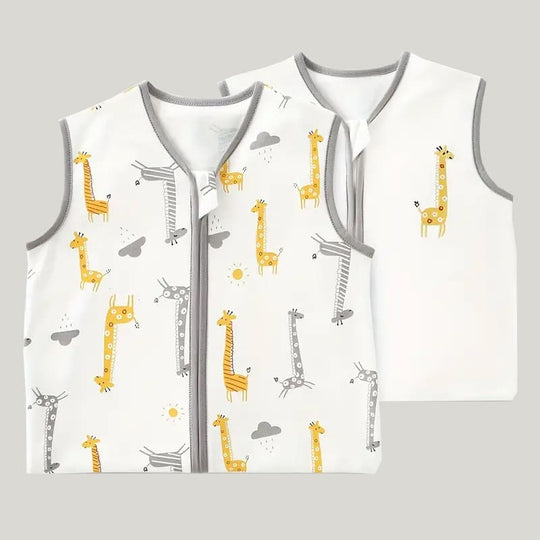 Soft And Comfortable Bamboo Fiber Sleeping Bag With Giraffe Print