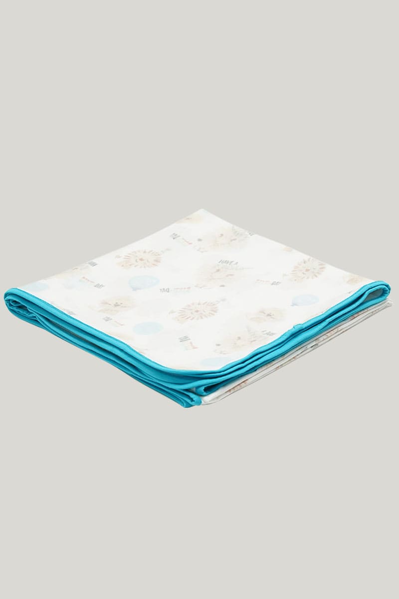 Soft Breathable Bamboo Viscose Newborn Blanket Swaddle Lion Print-2315580176