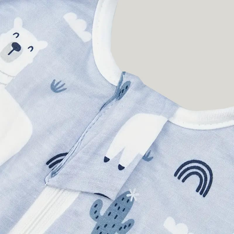 Soft and Cozy Bamboo Fiber Sleeveless Wearable Sleep Sack Thickening