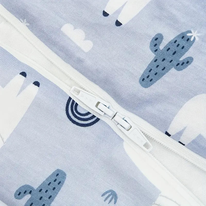 Soft and Cozy Bamboo Fiber Sleeveless Wearable Sleep Sack Thickening