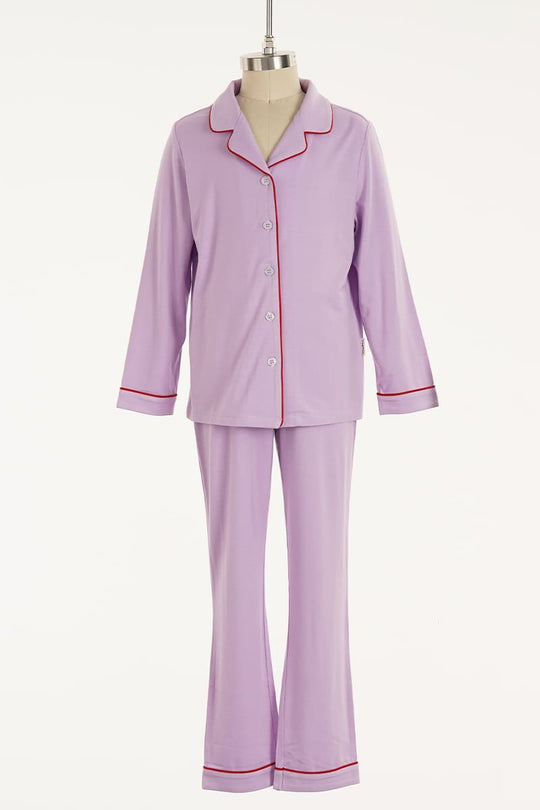 Solid Color Bamboo Pajama Set Design & Manufacturing Factory