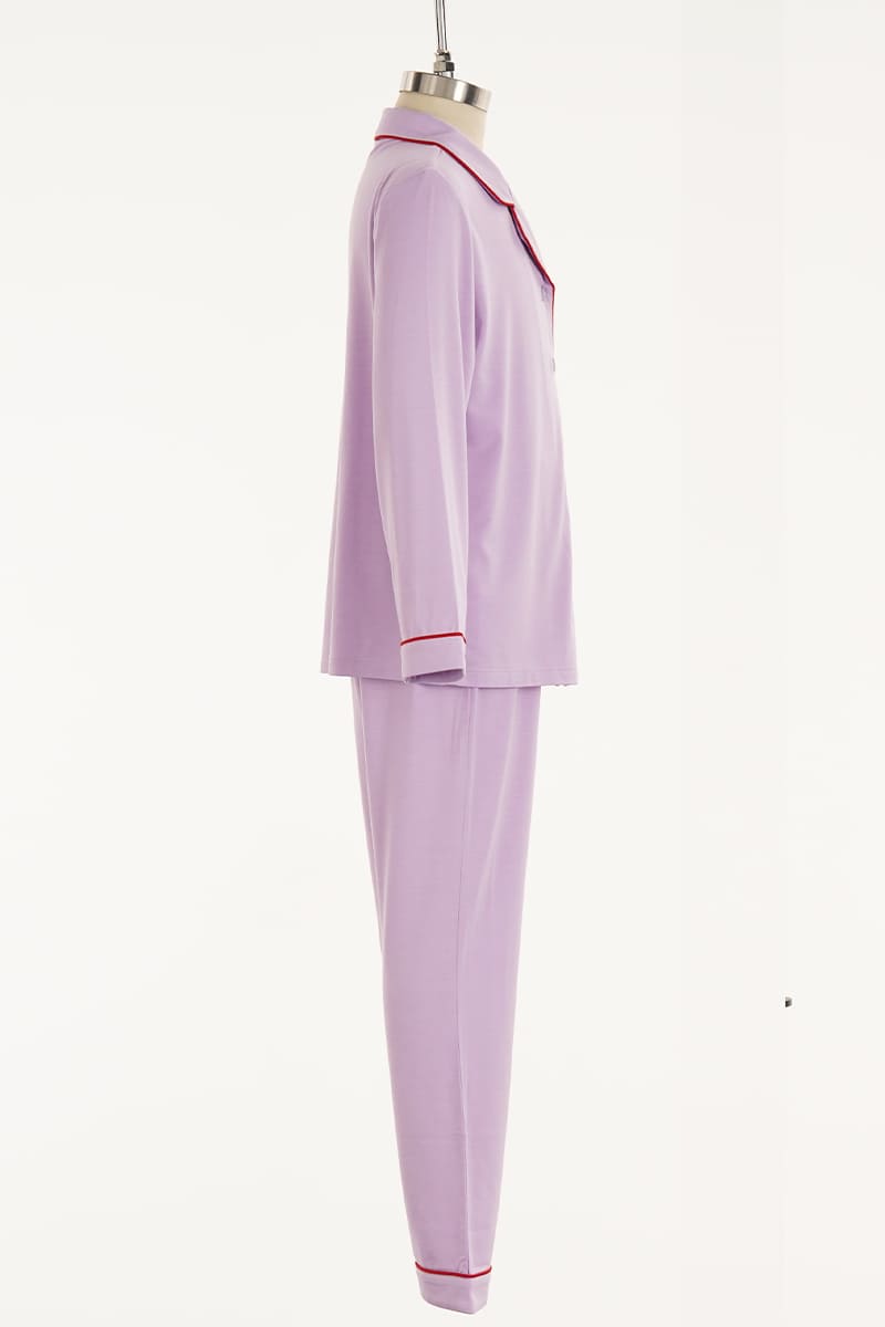 Solid Color Bamboo Pajama Set Design & Manufacturing Factory-2516760099