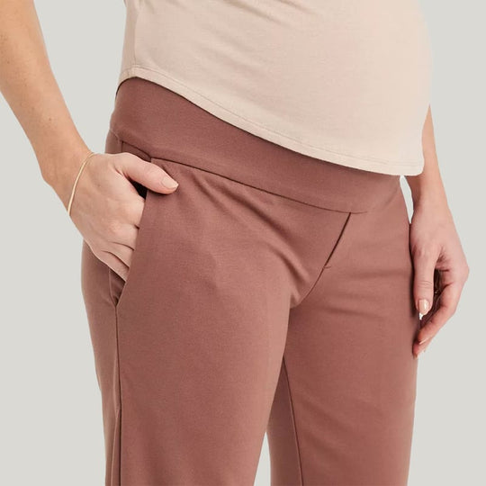 Soft And Comfortable Breathable Maternity Pants/Pregnancy Pants With Pockets