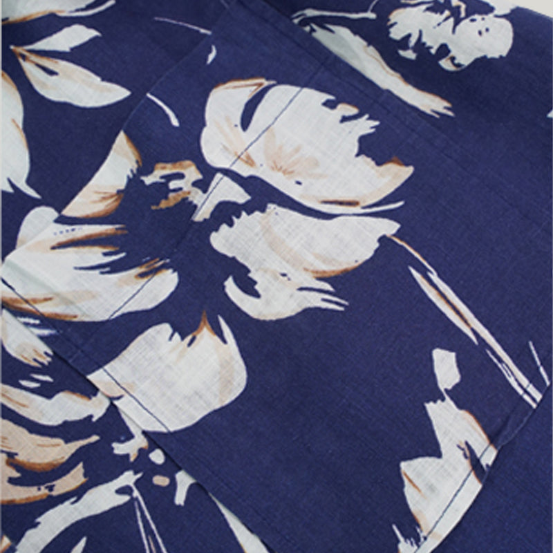 Tie Kimono Woven Bathrobe Lazy Vacation Style-2211820178