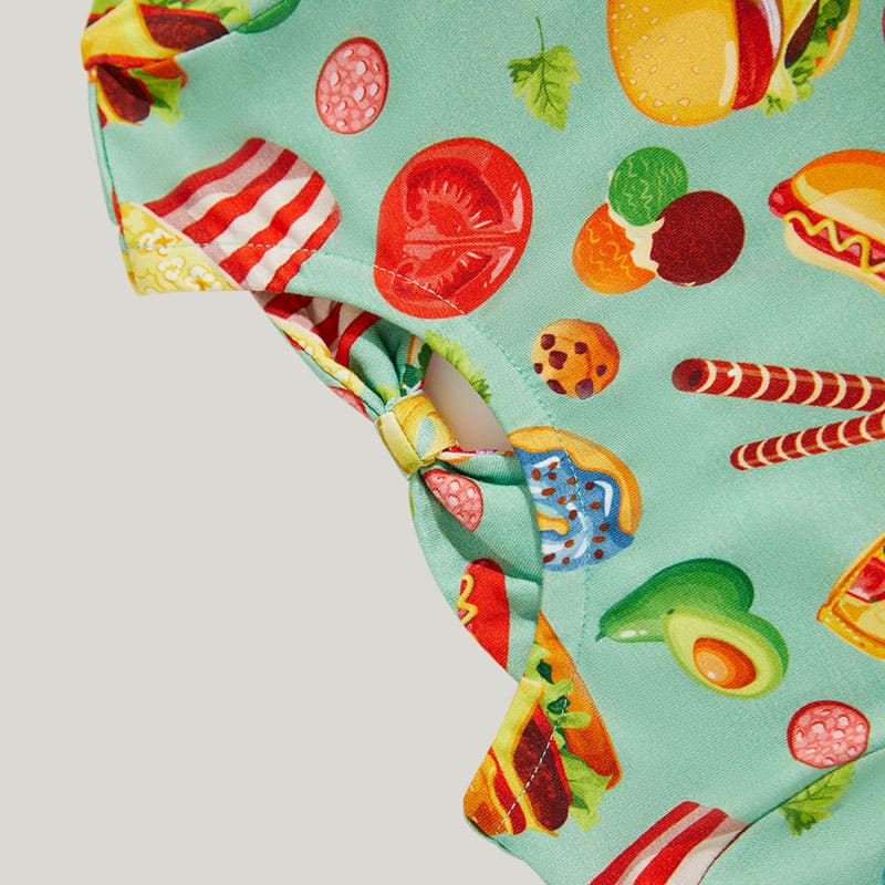 Wholesale Baby Bodysuits Dresses, Bulk Toddler Printed Dress Factory-2416520251