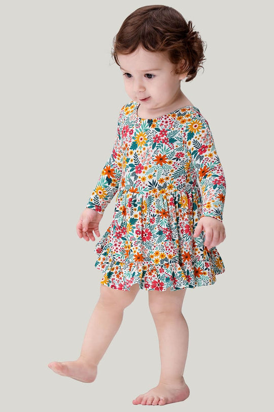 Wholesale Baby Romper Dresses, Bulk Toddler Printed Dress Factory-2416520251