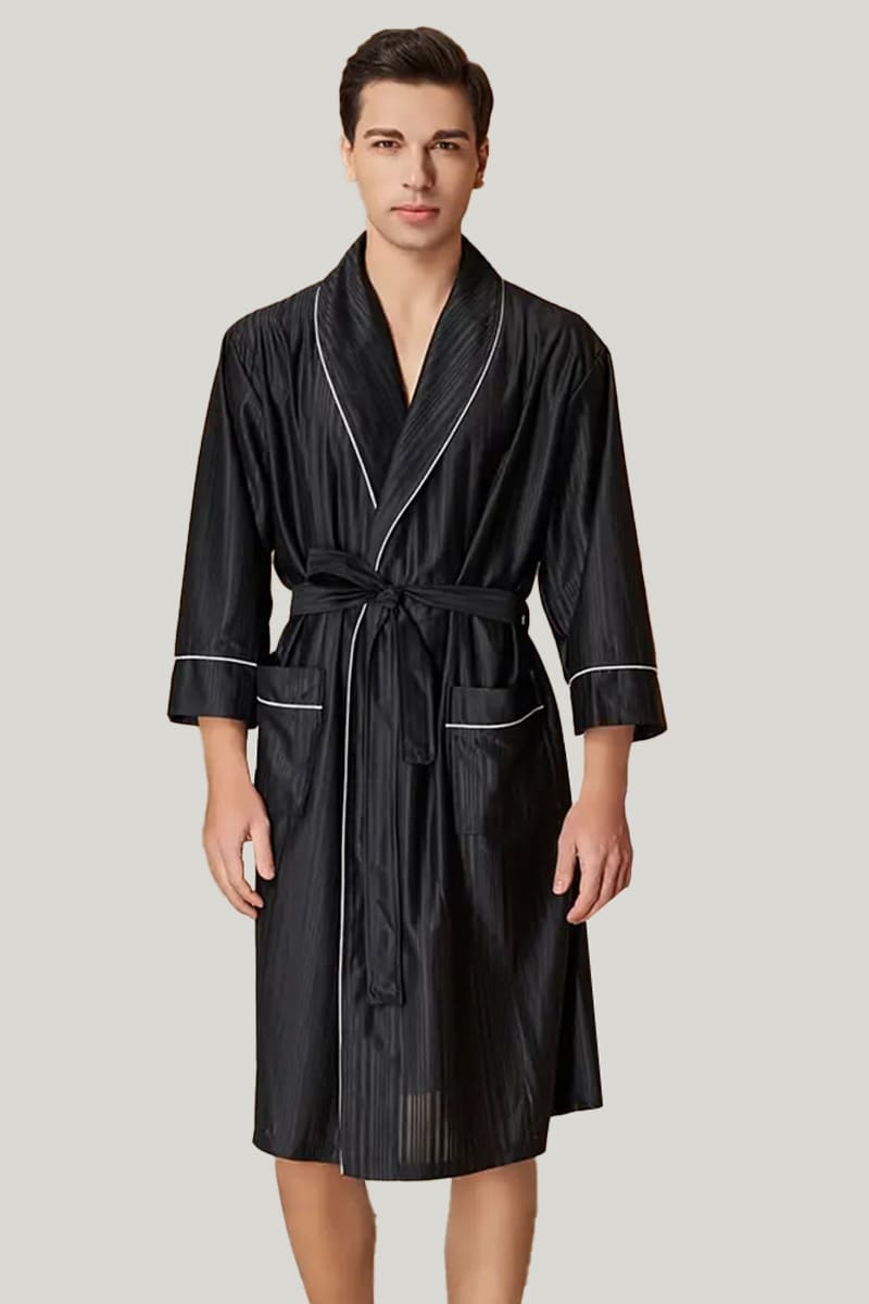 Embroidered Spa Robe