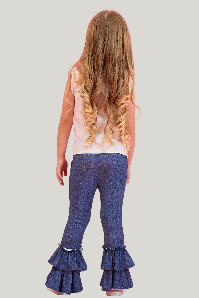Wholesale Kids Bamboo T-Shirt, Fitted Short-Sleeved Long Pants Pajama Set-2416520261