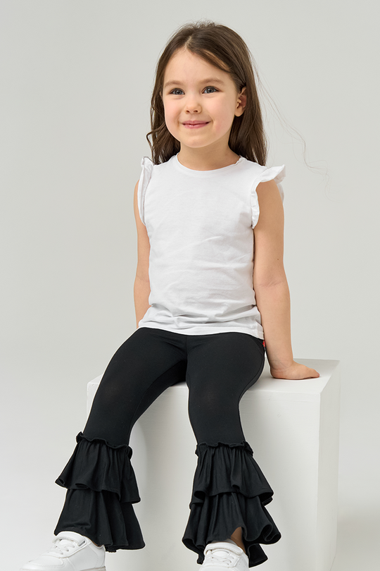 Wholesale Kids Bamboo T-Shirt, Fitted Short-Sleeved Long Pants Pajama Set-2416520261