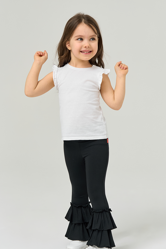 Wholesale Kids Bamboo T-Shirt, Fitted Short-Sleeved Long Pants Pajama Set-2416520261