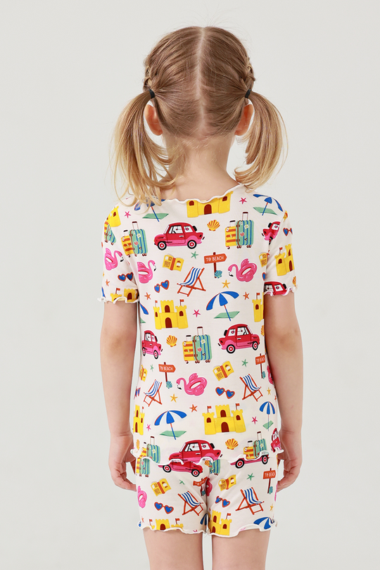 Wholesale Kid Ruffled Pajama Sets Manufacturer-2416520017