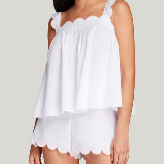Wholesale Soft Women 100% Woven Cotton Sleepwear Set