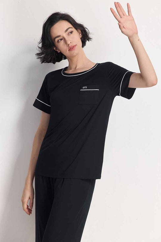 Bulk Piping Pajamas In Saudi Saudi Arabia, Wholesale Women'S Pajamas Factory