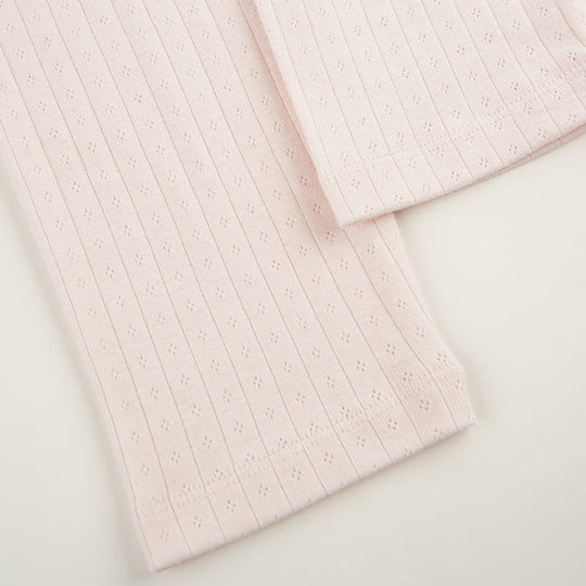 Women’S 3-Piece Jacquard Cotton Long-Sleeve & Pant Set Factory-2517190062