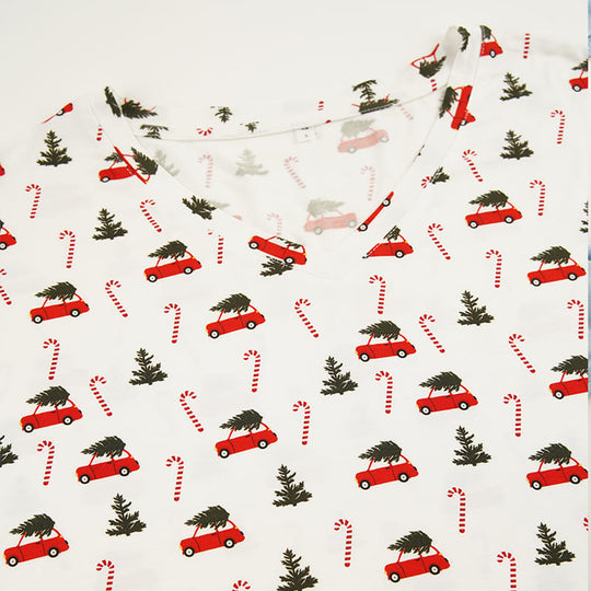 Women’S Bamboo Short-Sleeve & Shorts Pajama Set Factory-2517830005