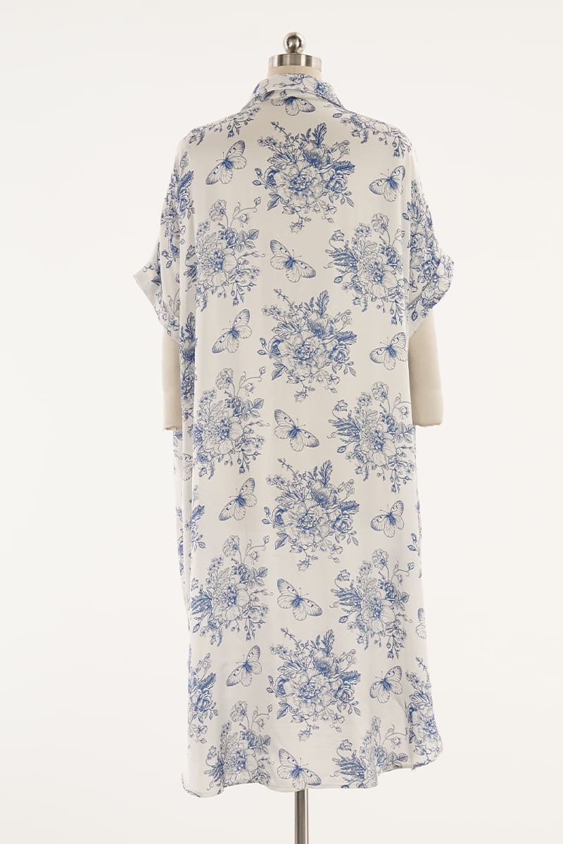 Women’S Cooling Rayon Short-Sleeve Casual Nightgown Factory-2516830127