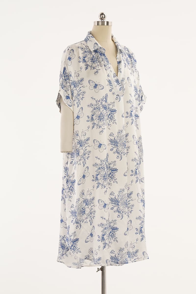 Women’S Cooling Rayon Short-Sleeve Casual Nightgown Factory-2516830127