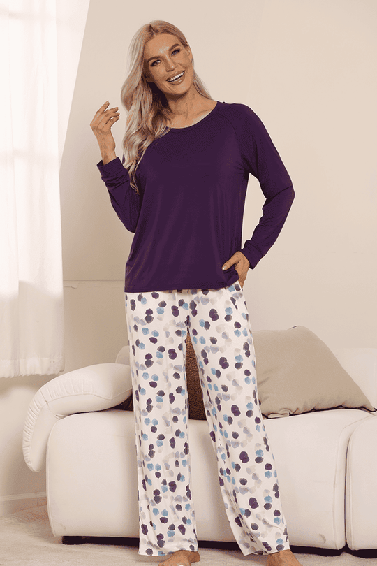 Women'S Long-Sleeved Long Pants Bamboo Pjs