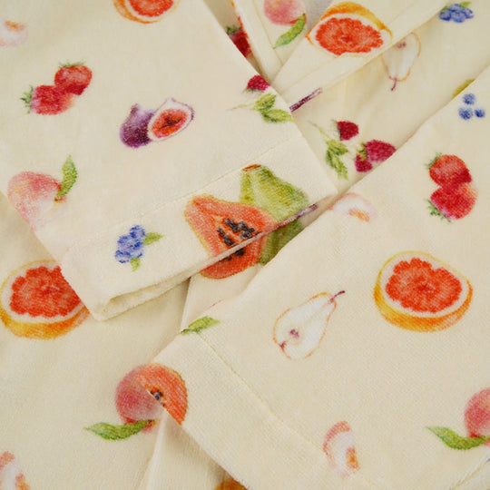 Women'S Pajama Set Made Of 100% Cotton Woven Terry Cloth Factory-2516370079