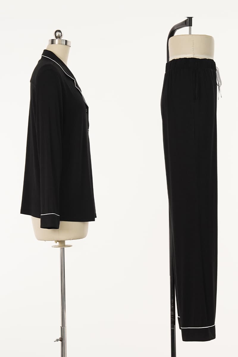 Women'S Pyjama Set Made Of 94% Bamboo Factory-2518010018