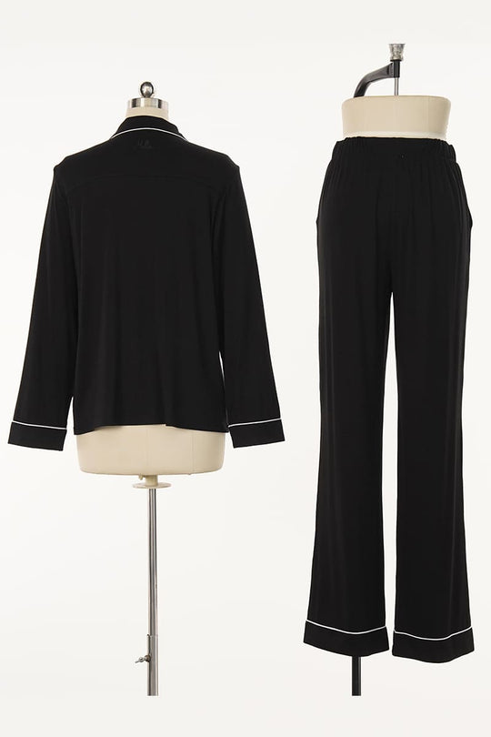 Women'S Pyjama Set Made Of 94% Bamboo Factory-2518010018