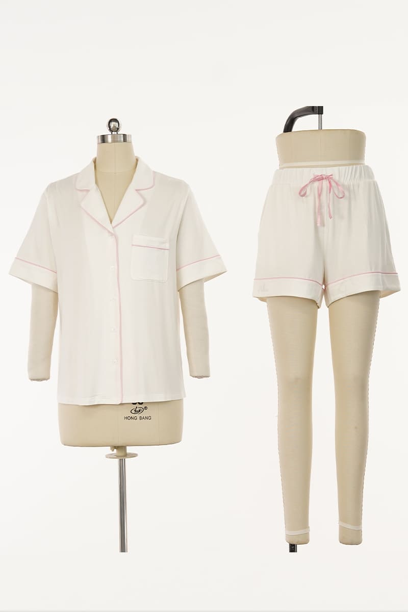 Women'S Pajama Set Made Of 94% Bamboo Factory