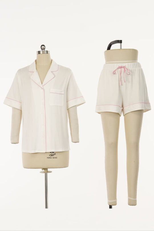 Women'S Pajama Set Made Of 94% Bamboo Factory