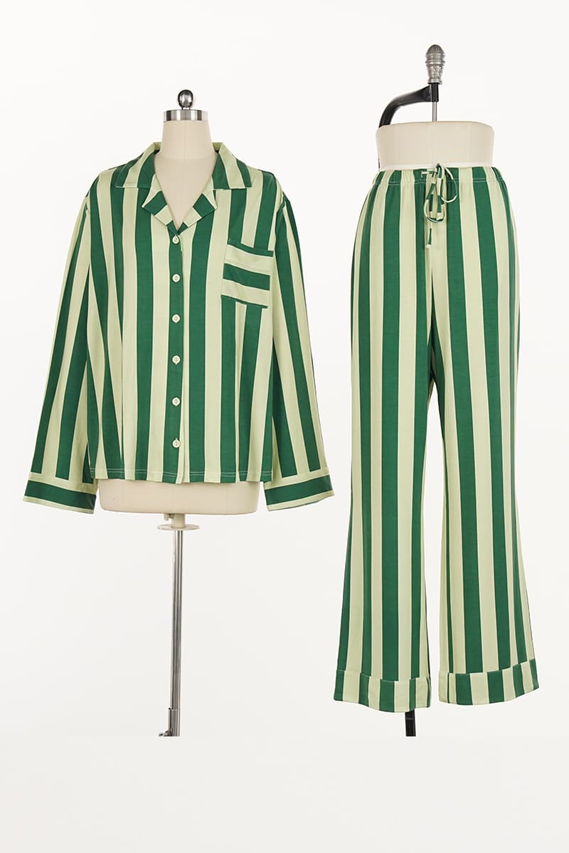 Women'S Pj Set Made Of Bamboo Jersey Factory
