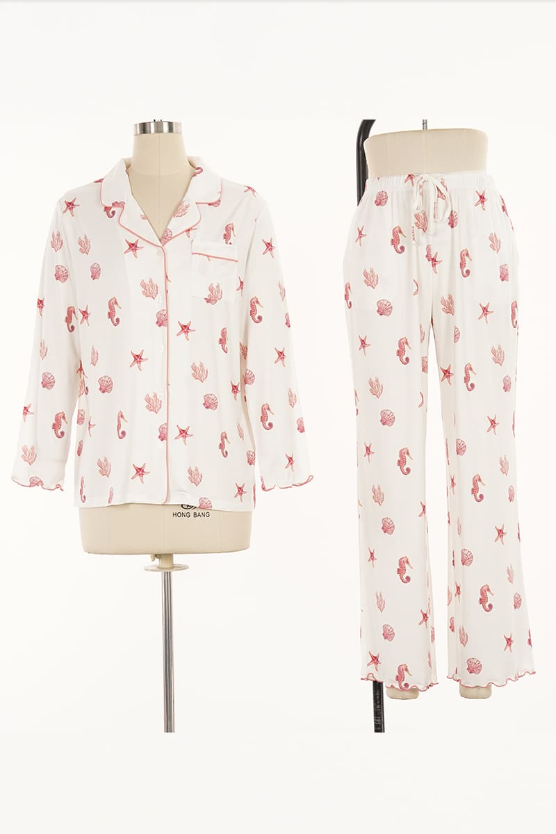 Women'S Pajama Set Made Of 95% Bamboo Jersey Vendors