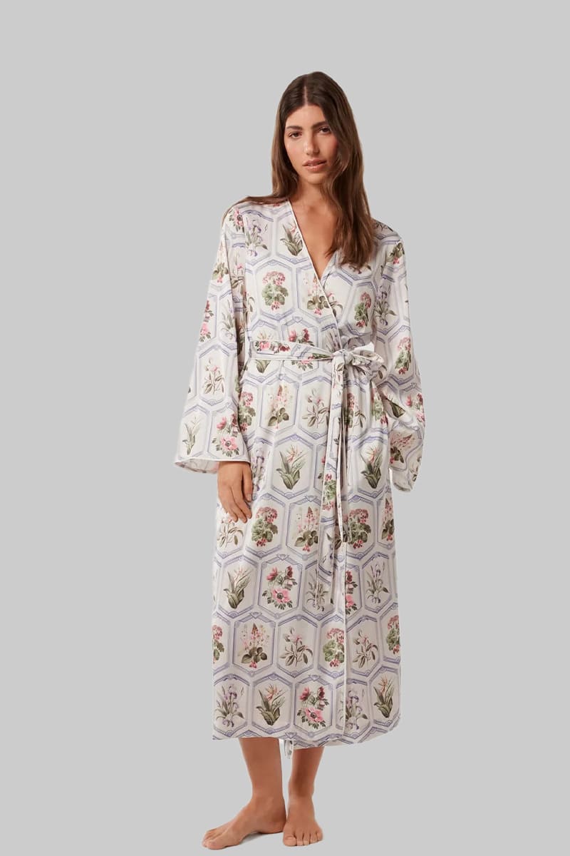 Printed Women'S Robe, Luxurious Women'S Dressing Gown Factory