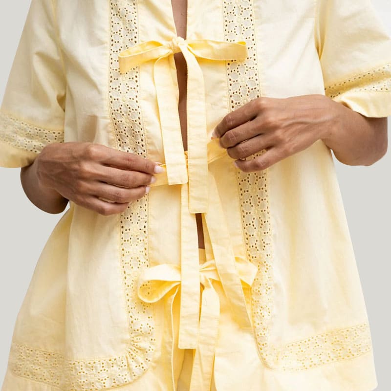 Private Label Women'S Pure Cotton Lounge Set, Women'S Pj Set Wholesale Factories