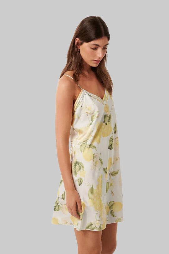 Women'S Solid Color Satin Nightgown With Lace Trim Factory
