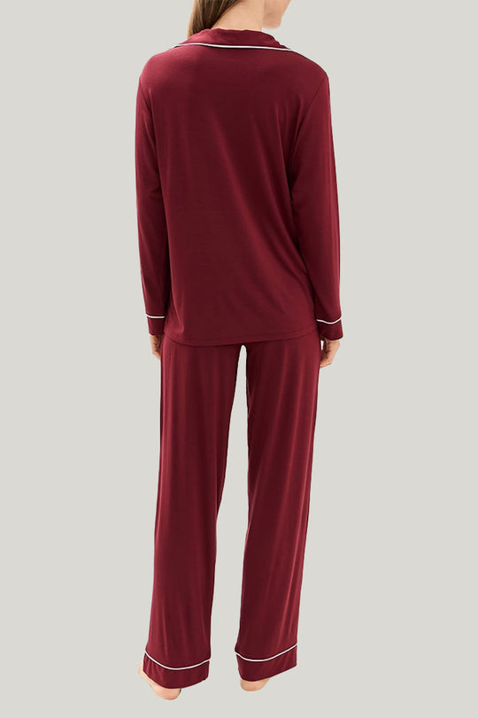 Natural Ultra-soft  Bamboo Viscose Pajama Set Supplier
