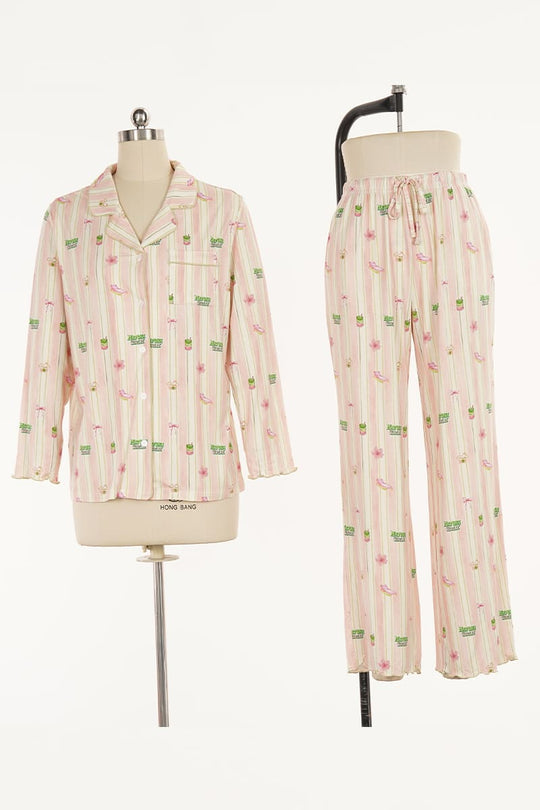Women'S Pajama Set Made Of 95% Bamboo Jersey Factory