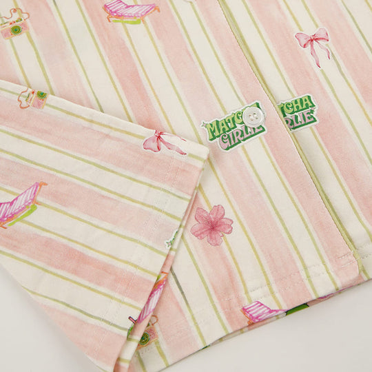 Women'S Pajama Set Made Of 95% Bamboo Jersey Factory-2516370015