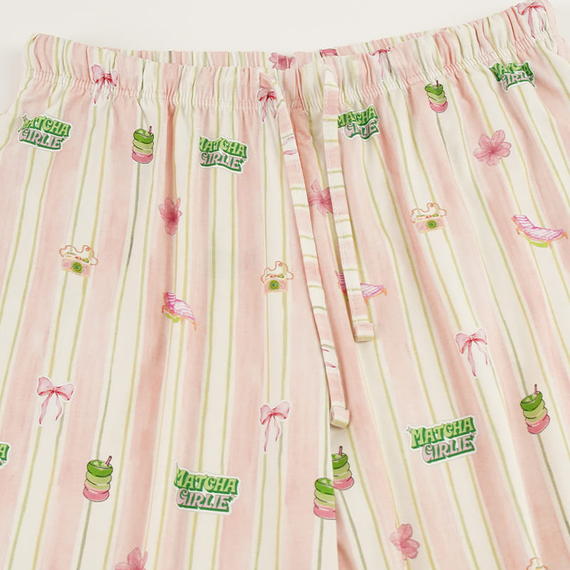 Women'S Pajama Set Made Of 95% Bamboo Jersey Factory-2516370015