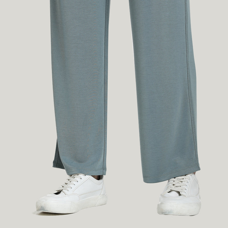 Jogging Sports Women’s Knit Long-sleeve Long Pants Modal Pajamas Set-2311820109