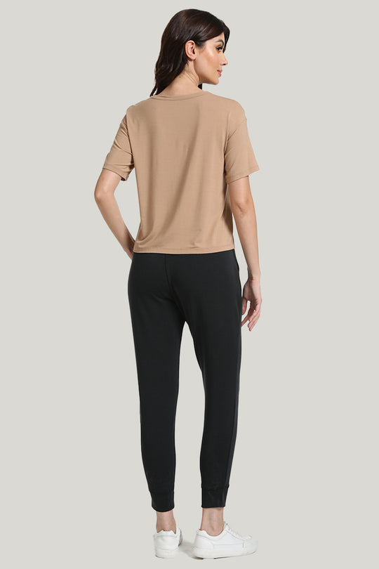 Antibacterial Breathable Women’s Knit Long Pants Trousers-2311290123