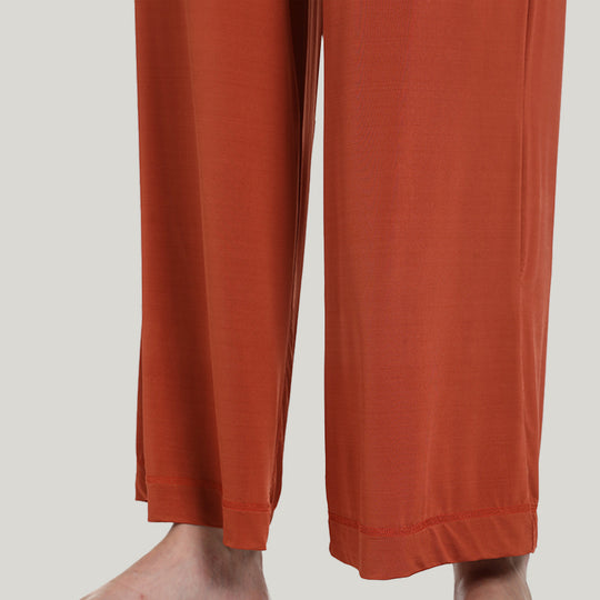 Cute Women’s Knit Strap Long Pants Pajamas Set-2313810082
