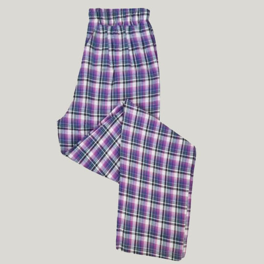 Women'S Cotton Ckeckered Pajama Pants With Drawstring Pajama Bottoms Casual Pants